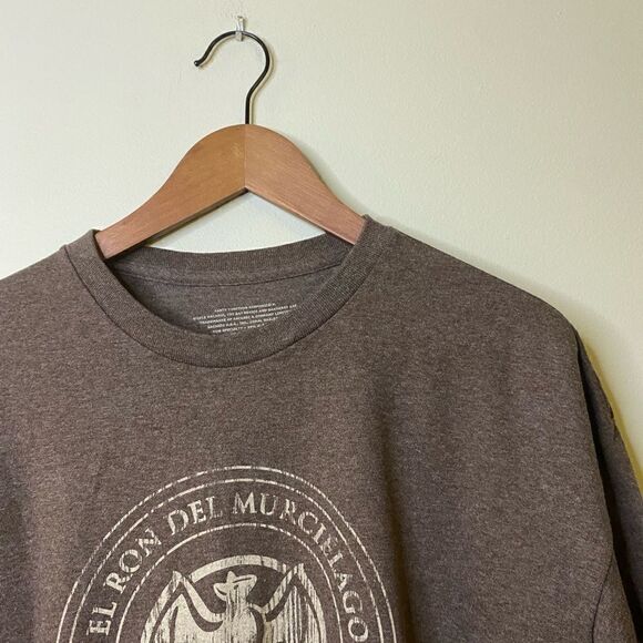 Bacardi Mens size XL Grey Official Logo Short sleeve Shirt - Picture 3 of 4